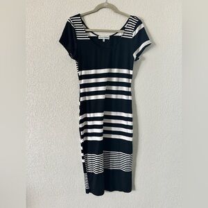 Striped Midi Dress